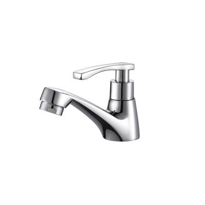 China Southeast Asia Faucets Factory Direct Sales Hot Selling Metered Cold Water Basin Single Handle Quick Opening Single Faucet for sale