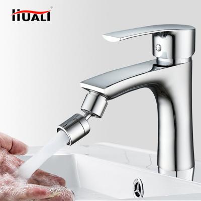 China Metered Faucets Pull Down 360 Rotating Kitchen Faucet Supplement Water Saving Basin Faucet Main Aerator for sale