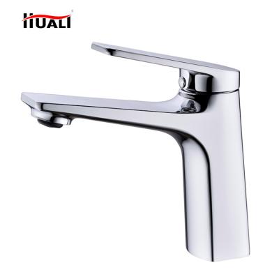 China Modern Designed Brass Basin Faucet Metered Chrome Basin Faucet Face Wash Bathroom Faucet Mixer Tap Basin Faucets for sale