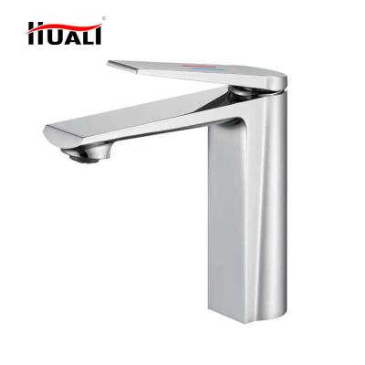 China Modern Designed Brass Basin Faucet Metered Chrome Basin Faucet Face Wash Bathroom Faucet Mixer Tap Basin Faucets for sale