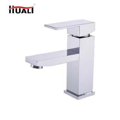 China Modern Designed Brass Basin Faucet Metered Chrome Basin Faucet Face Wash Bathroom Faucet Mixer Tap Basin Faucets for sale