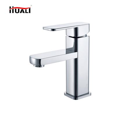 China Modern Designed Brass Basin Faucet Metered Chrome Basin Faucet Face Wash Bathroom Faucet Mixer Tap Basin Faucets for sale