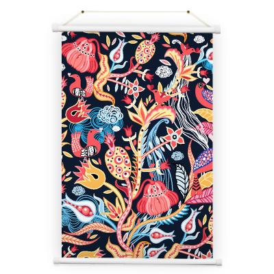 China Art Deco Wholesale custom Design Scroll Poster Digital Printed Advertising Banner Sublimation Scrolls Poster for sale