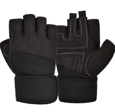 China Half Finger Gym Workout Fitness Unisex Breathable Gloves Wholesale for sale