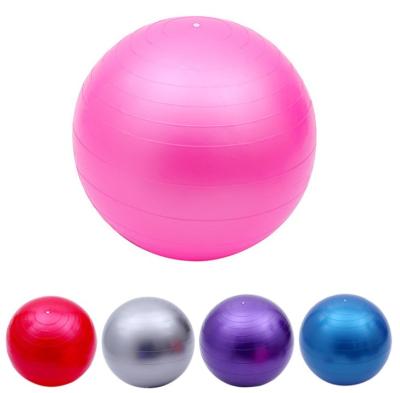 China Point Massage Custom Printed Fitness Pilates Ball PVC Exercise Yoga Ball Wholesale for sale