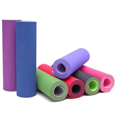 China 2021 exercise hot sale customizd printed extra wide 20mm strip yoga mat wholesale for sale