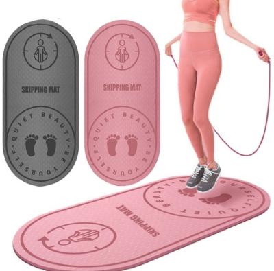 China Wholesale Home Exercise Non Slip Jumping Rope Mat Indoor Jumping for sale