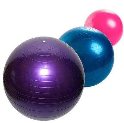 China Round Professional Custom Logo Exercise Gym Equipment Yoga Balance Balls for sale