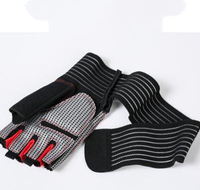 China Wholesale Unisex Durable Bodybuilding Gym Workout Half Finger Fitness Gloves for sale