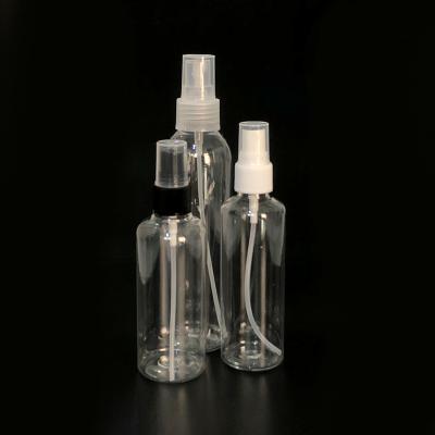 China Consumer Electronics Packaging Cheapest Sale 30ml 60ml 100ml Spray Bottle Hot Clear Fine Mist Perfume Plastic Bottle for sale