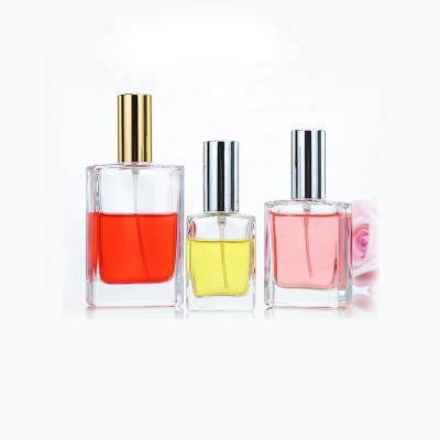 China Rectangle 50ml Square 10ml 15ml 30ml Perfume Bottle Shining Crystal Perfume Bottle for sale