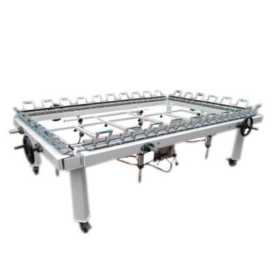 China Good Quality Screen Stretching Mesh Machine Iron Stretching Machine for sale