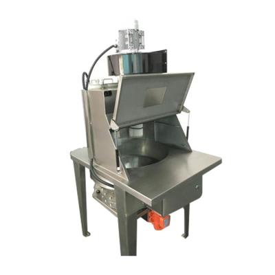 China Enerygy Efficient Powder Electromagnetic Vibrating Feeder Dust-Free Feeding Dump Station for sale