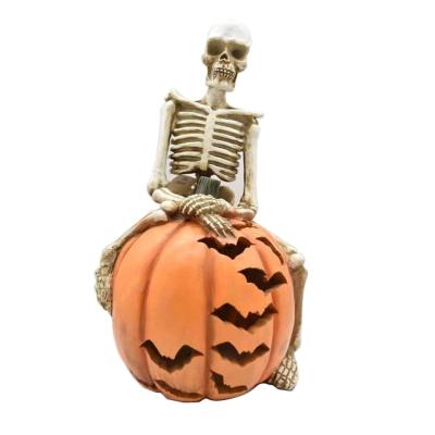 China Halloween Party Where Decoration Supply Wholesale Halloween Supplies Led Lights Rhubarb Pumpkin Skull Halloween Party Decoration Lights for sale