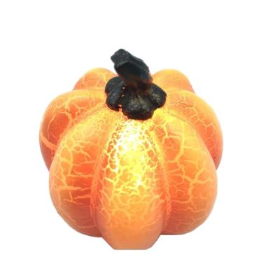 China 2021 New Factory Direct Resin Halloween Decoration Mini Pumpkin LED Lights Children's Gifts For Halloween Decoration for sale