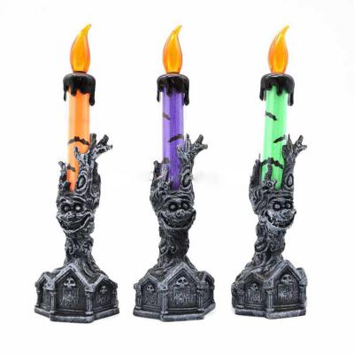 China Halloween Supplies OEM Service Wholesale Gifts Supplies Led Tombstone Flameless Candle Light For Halloween Decoration for sale