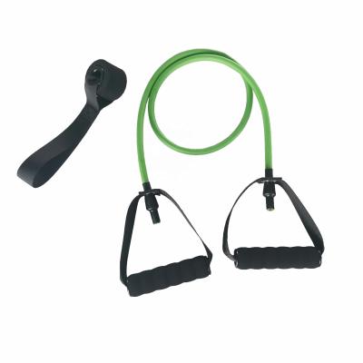 China Durable Custom Latex Resistance Band With Handle for sale