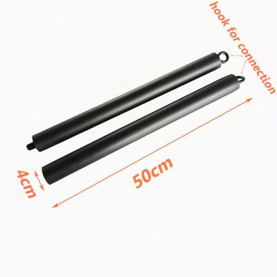 China Wholesale high quality resistance band bar 2 pieces foldable pialtes bar for home exercise for sale