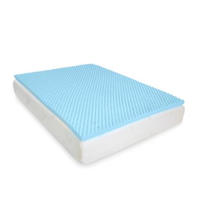 China Home Furniture Egg Crate Gel Memory Foam Mattress Topper for sale