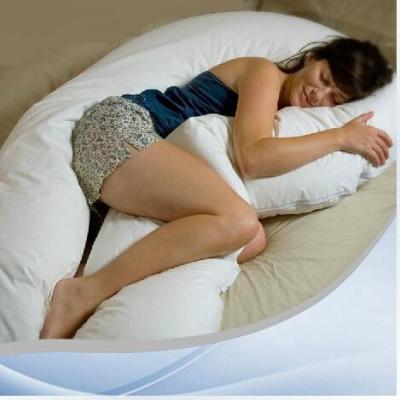 China Full Body Folded Maternity Pillow With Removable Cover, Pregnancy Pillow for sale