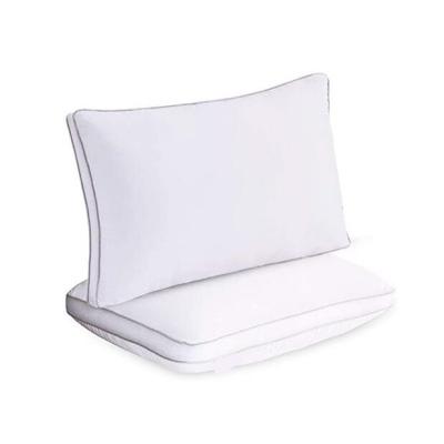 China Anti-pilling hypoallergenic bed sleep pillows for neck pain filled with hollow fiber for sale