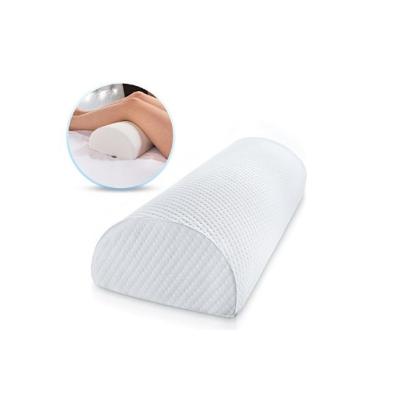 China Massage Half Moon Cylinder Memory Foam Pillow for sale