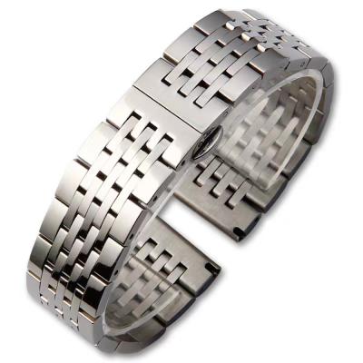 China Fanshion Solid Stainless Steel Metal Watch Band For Men 21mm 22mm Metal Watch Band Women Swept Strap 18mm 19mm 20mm for sale