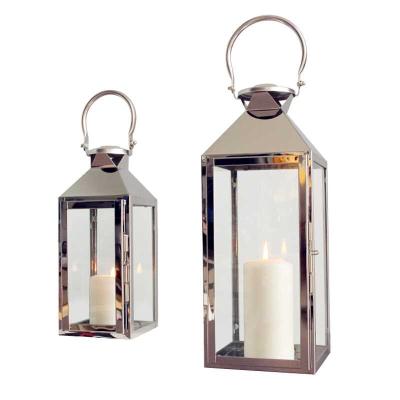 China Home Decor Decorative Metal Wedding Lanterns With Timer Candle Lantern For Bulk Candles for sale