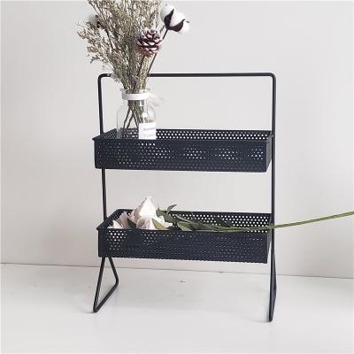 China Europe Decorative Home Rack Storage Plastic Basket For Storage And Display for sale