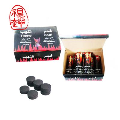 China Middle East hot selling /bamboo/coconut wood charcoal shell shesha hookah gold charcoal shell powder for sale