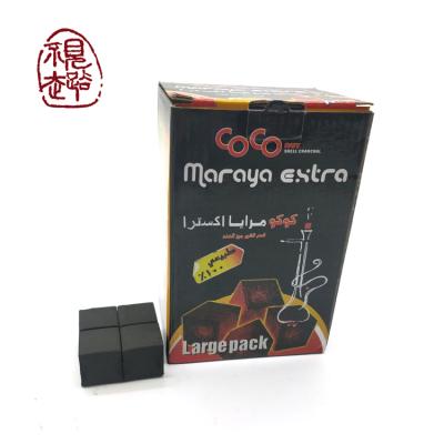 China Shisha Cube Shape Hookah Smokeless Portable Electric Wood Charcoal for sale