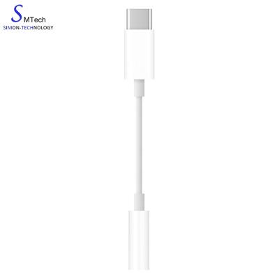 China MP3/MP4 Player Audio Type-C Earphone Cable Adapter Type C to Aux Adapter. 3.5 mm earphone microphone headset audio for sale