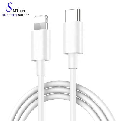 China COMPUTER PD Cable Fast Charge Type C to 8 Pin Cable with Power Supply and Data Sync Cord for iPhone X/8 Plus for sale