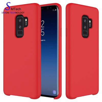 China For iPHOEN /SAMSUNG Original Mobile Back Cover Device For Samsung Galaxy S9 S9Plus Anti-dropping Liquid Silicone Case For Samsung S9 for sale