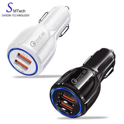 China Mobile Phone For iphone 11 Mobile Phone Accessories 30W 3.1A 2 In 1 Dual Car Charger Usb for sale