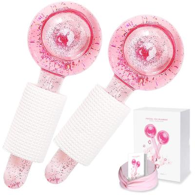 中国 Shrinking Custom Ice Cream Eye Pore Box Magic Globes Massager For Skin Care Massage Tool 販売のため