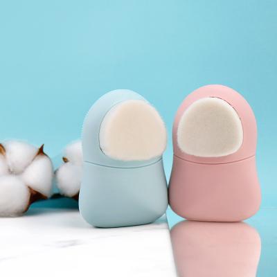 China New Function DEEP CLEANING Silicone Exfoliating Facial Cleansing Brush For Manual Handle for sale