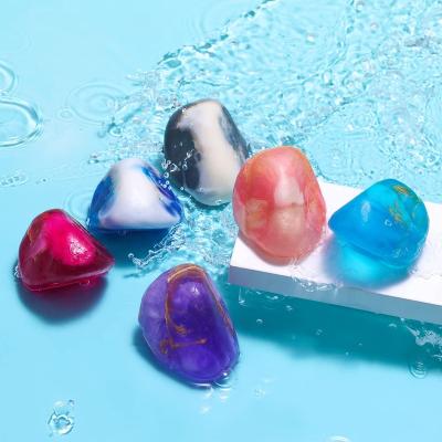 China Reduces Acne Moisturizing Christmas Gift Skin Rock Soap Face Body Gemstone Handmade Bar Soap For Women for sale