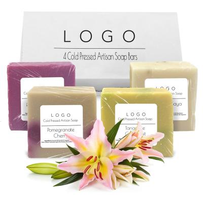 China Reduce Acne Custom Vegan Handmade Liquid Fruity Fragrance Natural Bar Whitening Soap for sale