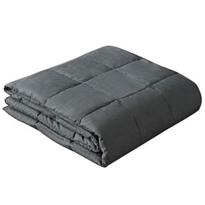 China Anti-Static Blanket 15lbs Glass Beads Blanket Weighted Cotton Double Side High Quality Weighted, Weighted Blanket for sale