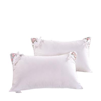 China Portable Hotel Pillow Special Soft Feather Pillow Core 95% White Goose Down Feather Pillow Core for sale