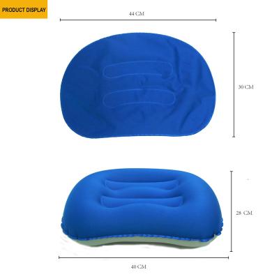 China Folded Factory Direct Wholesale Custom Ultralight Inflatable Camping Pillow TPU Travel Pillow for sale