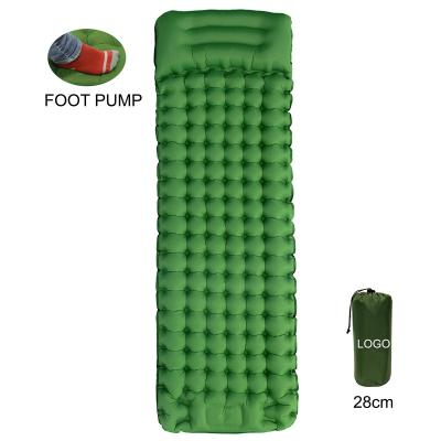 China Outdoor Camping Super Quality Self Inflating Mat Camping Sleeping Pad With Built-in Pump Synthetic Sleep Mats for sale