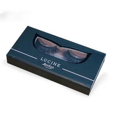 China high quality rigid eyelash window gift box Factory hot selling lash box for sale