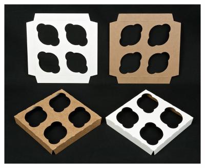 China standard 4pcs cupcake insert Muffin tray cake holder for sale