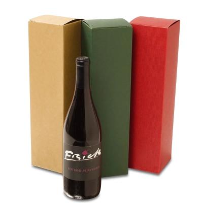 China folding cardboard wine box  top tuck wine packaging paper box for sale