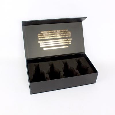 China luxury  hinged Tequila wine packaging paper box with EVA foam insert for sale