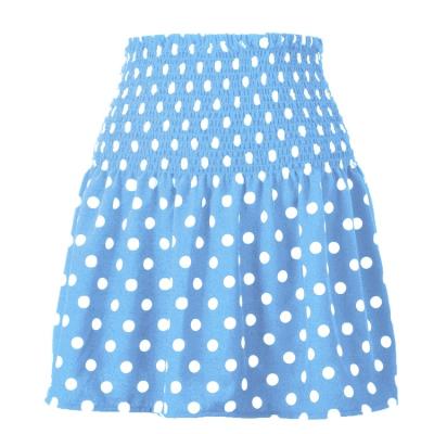 China New Design Summer Breathable Ladies Mini Skirt Casual Pleated Female High Waist Skirt for sale