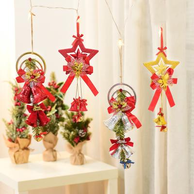 China Fashionable Luxury Christmas Bell Bow-knot Christmas Tree Star Decoration Bell Gifts for Xmas for sale