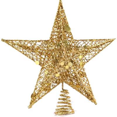 China Chirstmas Decor New Product 2020 Popular Christmas Ornamental Tree Topper Star Metal Christmas Star Ornaments for sale